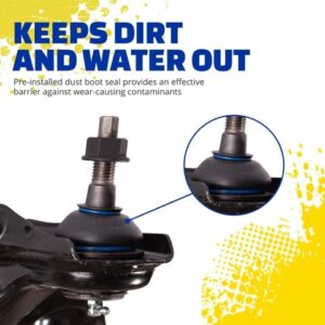 suspension control arm and ball joint assembly moog chassis rk623799