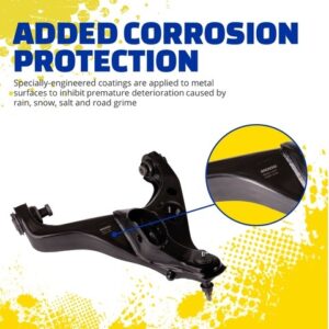 suspension control arm and ball joint assembly moog chassis rk623878