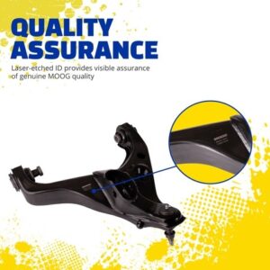 suspension control arm and ball joint assembly moog chassis rk623799