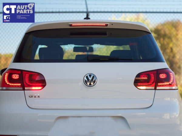 golf r style clear red full led taillights for 2009 2013 vw golf 6 vi mk6 tsi tdi gti