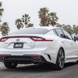 borla s type cat back exhaust – kia stinger v6 2018 2021