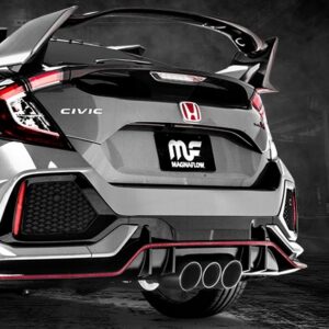 magnaflow competition series cat back exhaust – honda civic fk8 type r (carbon tips)