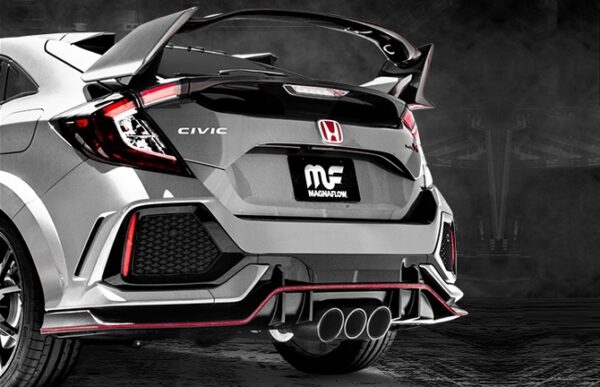 magnaflow competition series cat back exhaust – honda civic fk8 type r (carbon tips)