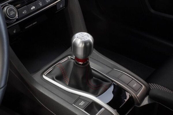 perrin performance weighted shift knob – honda civic fk8 type r (silver)