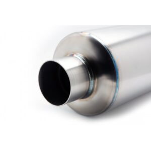 blox racing turndown muffler – 2.5″ inlet