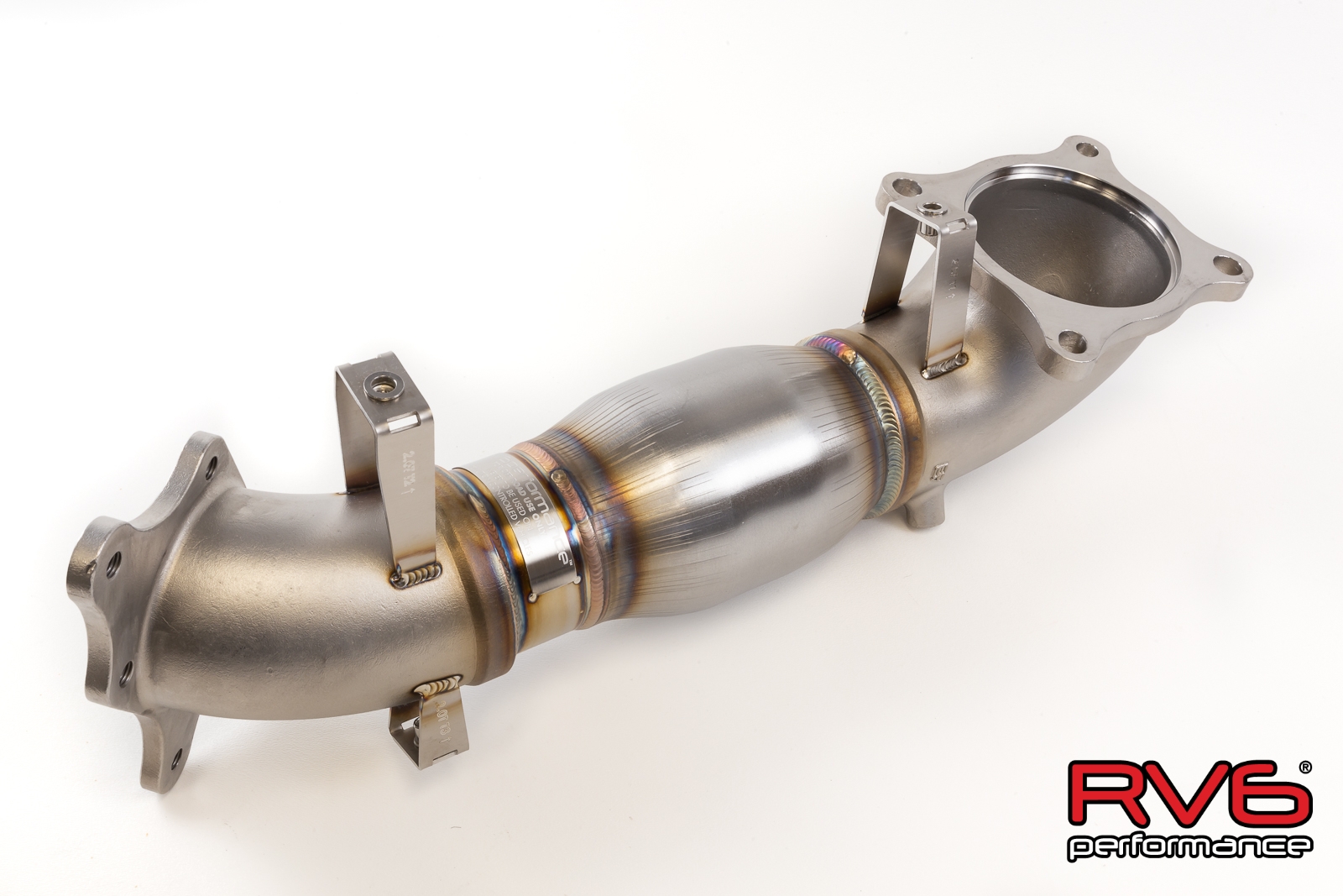 rv6 performance catted down pipe – honda civic fk8 fl5 type r