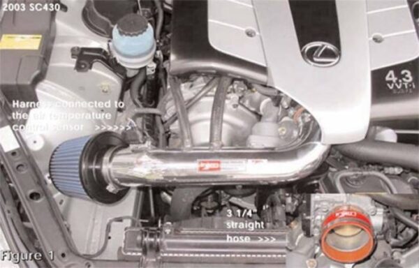 injen cold air intake – lexus ls430 sc430 gs430 uzs186 (polished)