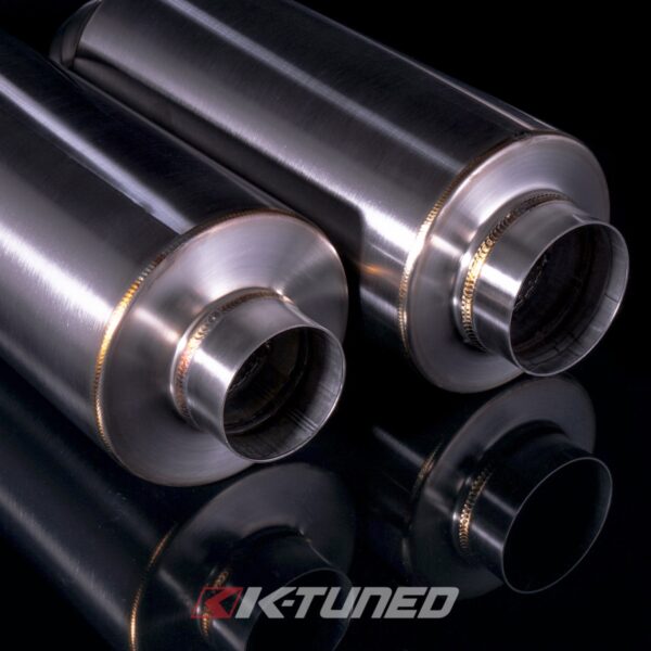 k tuned turndown muffler – 2.5″ inlet