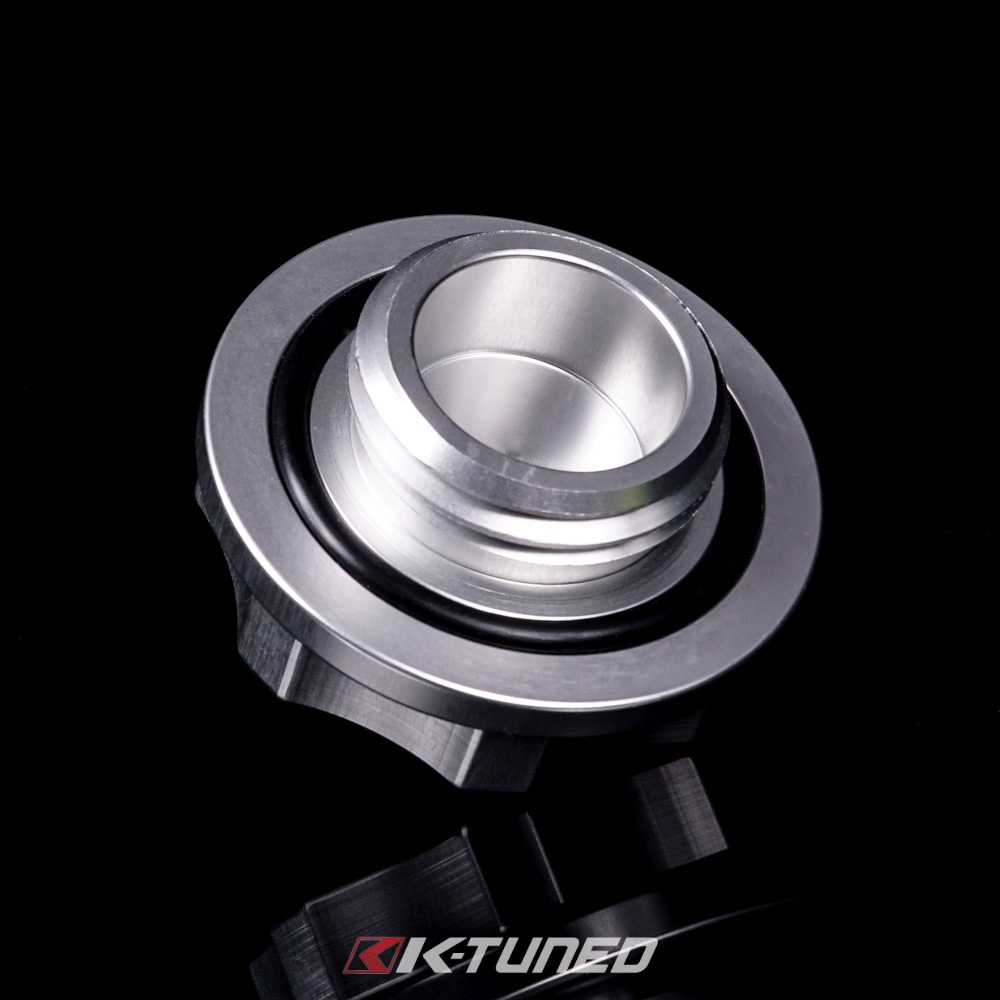 k tuned billet oil cap – red