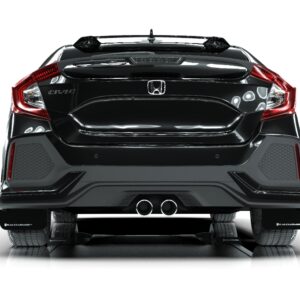 rally armor mud flaps – honda civic hatch fk4 fk7 (black/white)