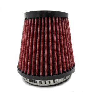 prl motorsports oiled cone air filter – 4″ short