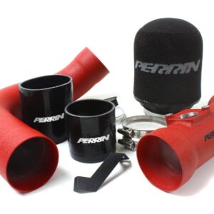 perrin cold air intake – fits subaru wrx/sti 2002 2007 (red)
