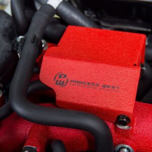 process west boost solenoid cover – subaru wrx sti 2008 2021 (red)