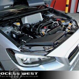process west verticooler kit – subaru wrx va (black)