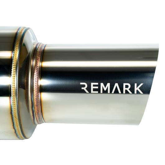 remark r1 cat back exhaust – subaru brz/toyota 86 (stainless tip)