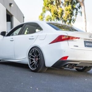 remark axleback muffler delete set – lexus is 2017 2020/rc350 (double wall stainless tips)