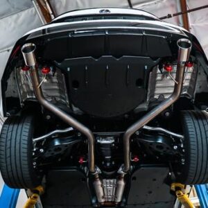 remark axleback muffler delete set – lexus is 2021+ (double wall stainless tips)