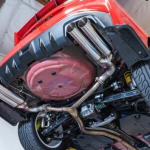 remark boso edition axleback muffler delete set – subaru wrx/sti va (burnt stainless tips)