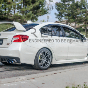 remark axleback muffler delete set – subaru wrx/sti va (double wall stainless tips)