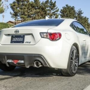 remark axleback muffler delete set – subaru brz/toyota 86 (double wall burnt tips)