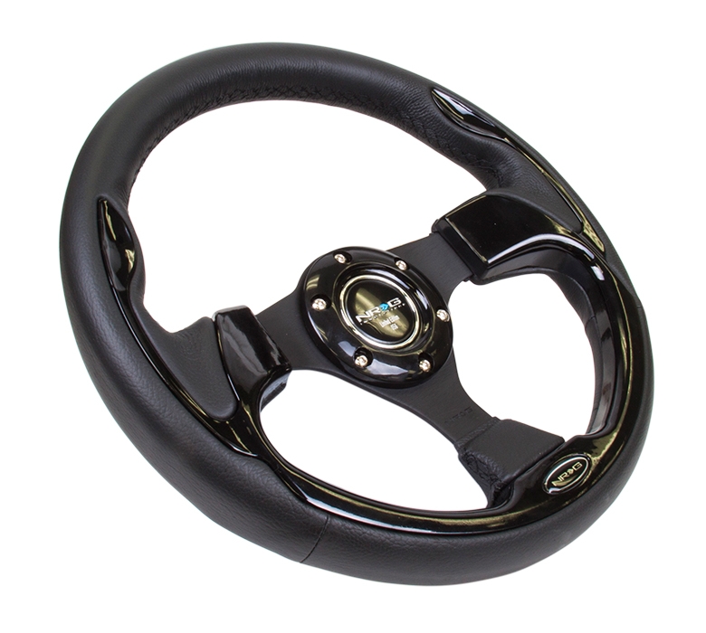 nrg innovations pilota series steering wheel – 320mm black inserts