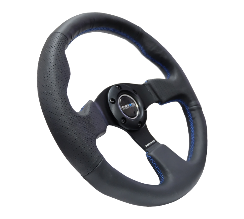 nrg innovations series steering wheel – 320mm black spokes