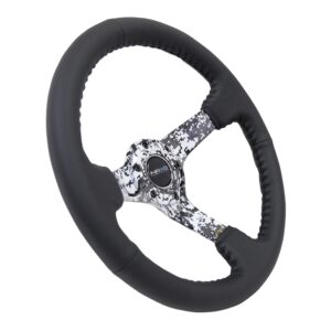 nrg innovations dish series steering wheel – 350mm deep dish/digital camo spokes