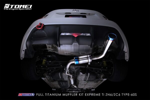 tomei expreme ti cat back titanium exhaust – subaru brz/toyota 86 (type 60s)
