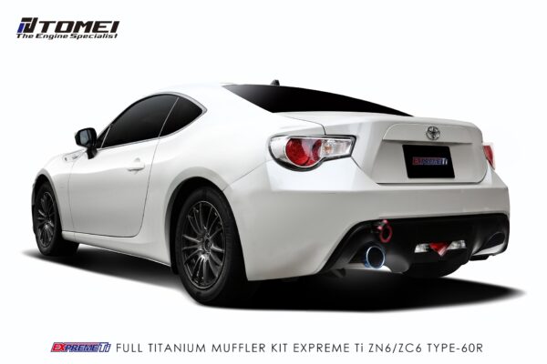 tomei expreme ti cat back titanium exhaust – subaru brz/toyota 86 (type 60r)