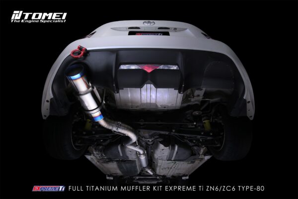 tomei expreme ti cat back titanium exhaust – subaru brz/toyota 86 (type 80)