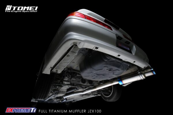 tomei expreme ti cat back titanium exhaust – toyota chaser/mark ii/cresta jzx100