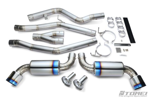tomei expreme ti cat back titanium exhaust – toyota gr supra (type d)