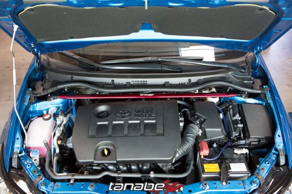 tanabe sustec front strut bar – toyota corolla 2016 2018