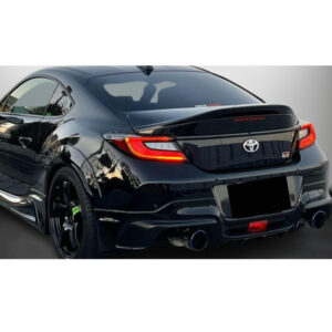 trd style unpatined rear spoiler wing for 2022+ toyota gr86 subaru brz zd8 zn8