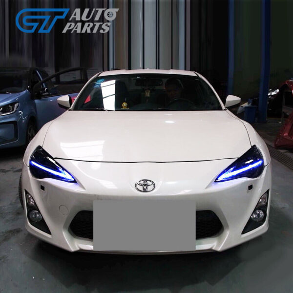3d full led headlights w/animation for 12 20 subaru brz toyota 86