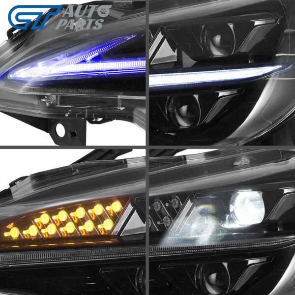 3d full led headlights w/animation for 12 20 subaru brz toyota 86