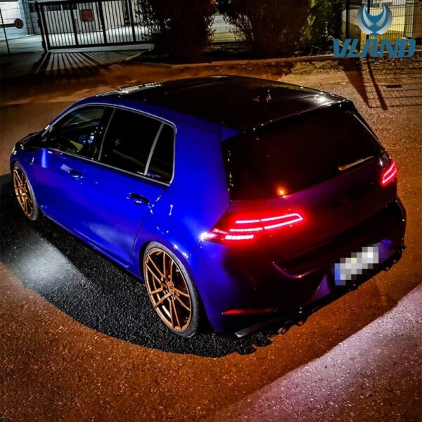 r style smoke full led dynamic tail lights for 2014 2018 vw golf 7 vii taillights