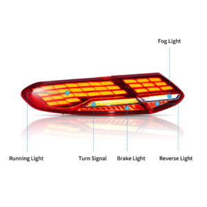 ful led taillights for 15 21 mercedes benz c class coupe c63 w205 tail lights