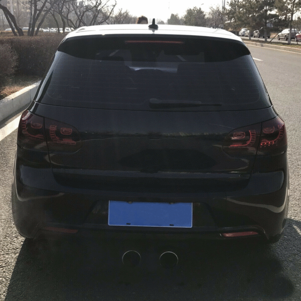 golf r style smoke red full led taillights for 2009 2013 vw golf 6 vi mk6 tsi tdi gti
