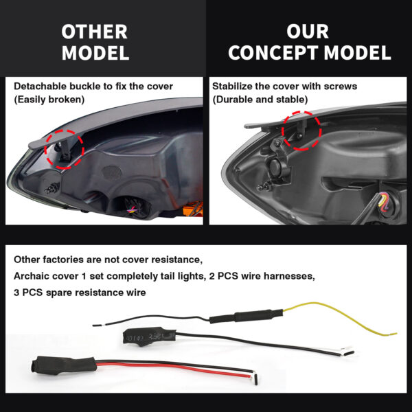 black 3d oled sequential tail lights for 2014 2020 bmw f32 f33 f82 f83 m4 4 series taillights