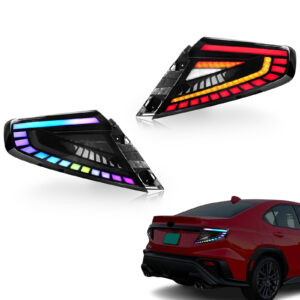 v4 rgb led dynamic taillights for 22 25 subaru wrx vb tail lights