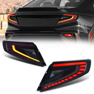 v4 smoke red led dynamic taillights for 22 25 subaru wrx vb tail lights