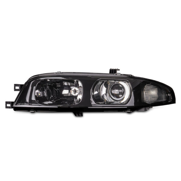 jdm black oe projector headlights for nissan skyline r33 gtr gts25 gts series 1&3 head lights
