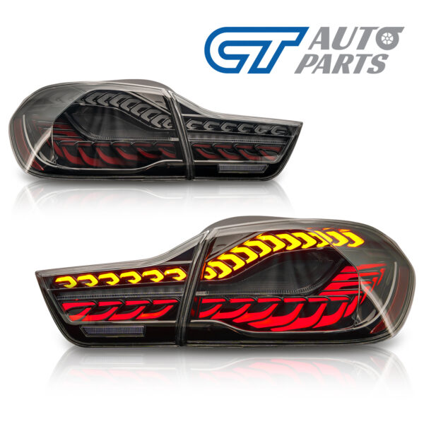 black 3d oled sequential tail lights for 2014 2020 bmw f32 f33 f82 f83 m4 4 series taillights