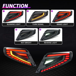 v4 smoke white led dynamic taillights for 22 25 subaru wrx vb tail lights