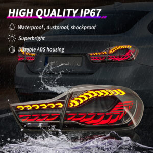 black 3d oled sequential tail lights for 2014 2020 bmw f32 f33 f82 f83 m4 4 series taillights