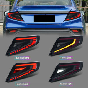 v4 smoke red led dynamic taillights for 22 25 subaru wrx vb tail lights