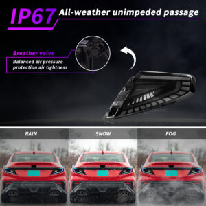 v4 rgb led dynamic taillights for 22 25 subaru wrx vb tail lights