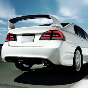 smoke black led sequential taillights for 05 12 honda civic fd2 fd1 fd3 tail lights