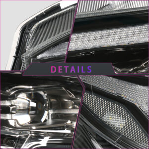 tri led projector led dynamic headlights for 16 21 honda civic fk7 fk8 fc1 head lights
